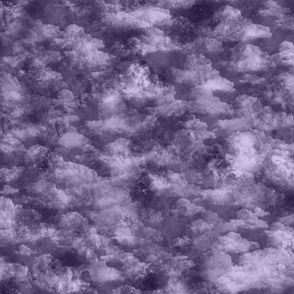 Grey Purple Cloudy Galaxy Sky Seamless