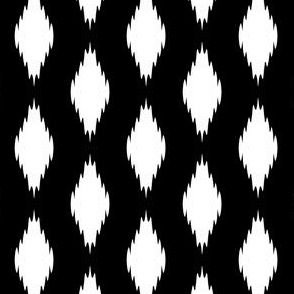 Ikat - Black and White