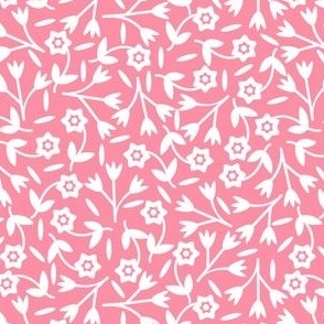 Star floral ditsy - Pink