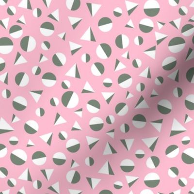 Harmony Mosaic tricolour- Pink/Grey