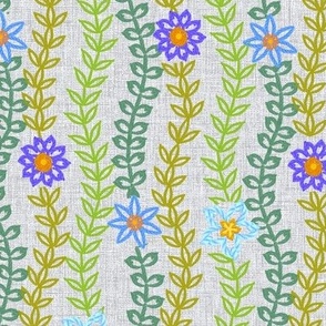 Embroidered Flowers LG