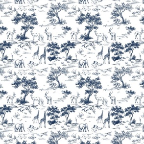 SAVANNAH toile de jouy - small