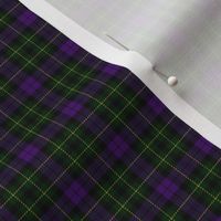 Abercromby / Abercrombie 1876 tartan or Wilsons #64, 1" purple and green muted