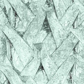 Palm Tree Bark Woven Texture Tropical Beach Natural Fun Rustic Rugged Nautical Real Nature Neutral Interior Earth Tones Opal Light Pine Green A3BFB6 12 in x 26 in Repeat Artistic Sketch Subtle Modern Abstract Photograph