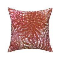 Tropical Leaves - Red Large 