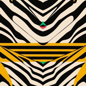 Abstract Zebra Print