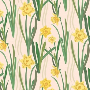 Daffodils Pattern  - Small