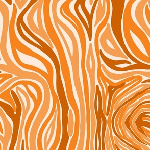 Orange Zebra (vertical) 24" - brown, orange (ST2023PZV)