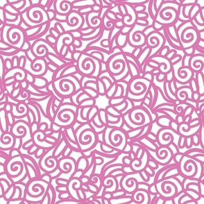 spirally abstract blossom pink normal scale