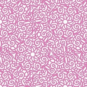 spirally abstract blossom pink small scale