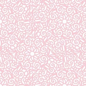 spirally abstract light pink small scale