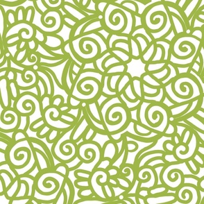 spirally abstract spring green wallpaper scale