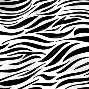 black and white watercolor zebra stripe 