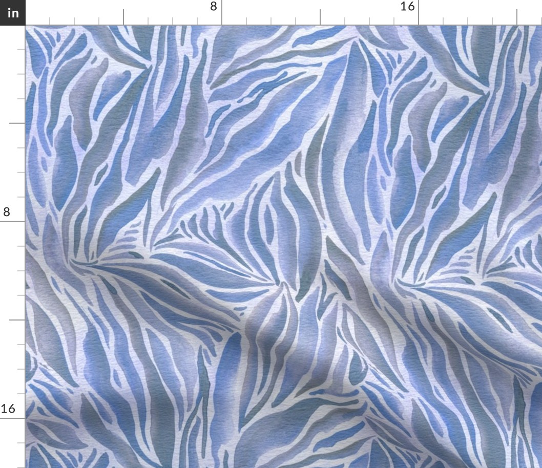 Blue zebra animal texture 