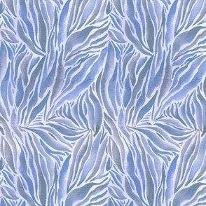 Blue zebra animal texture small scale