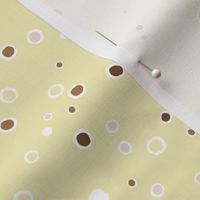 Organic Dots - Butter Yellow - Medium Scale