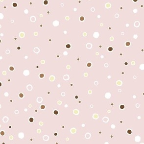 Organic Dots - Piglet Pink - Medium Scale