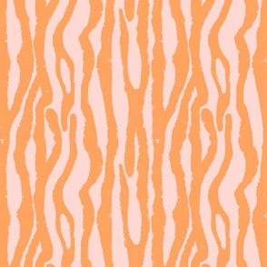 Zebra lines orange and pink 