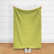 NMLH1 - Abstract Animal Hide in Rust and Lime Green - 4 inch repeat
