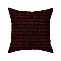 Ancient Parchment ~ Black and Red