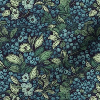 william morris blueberry two