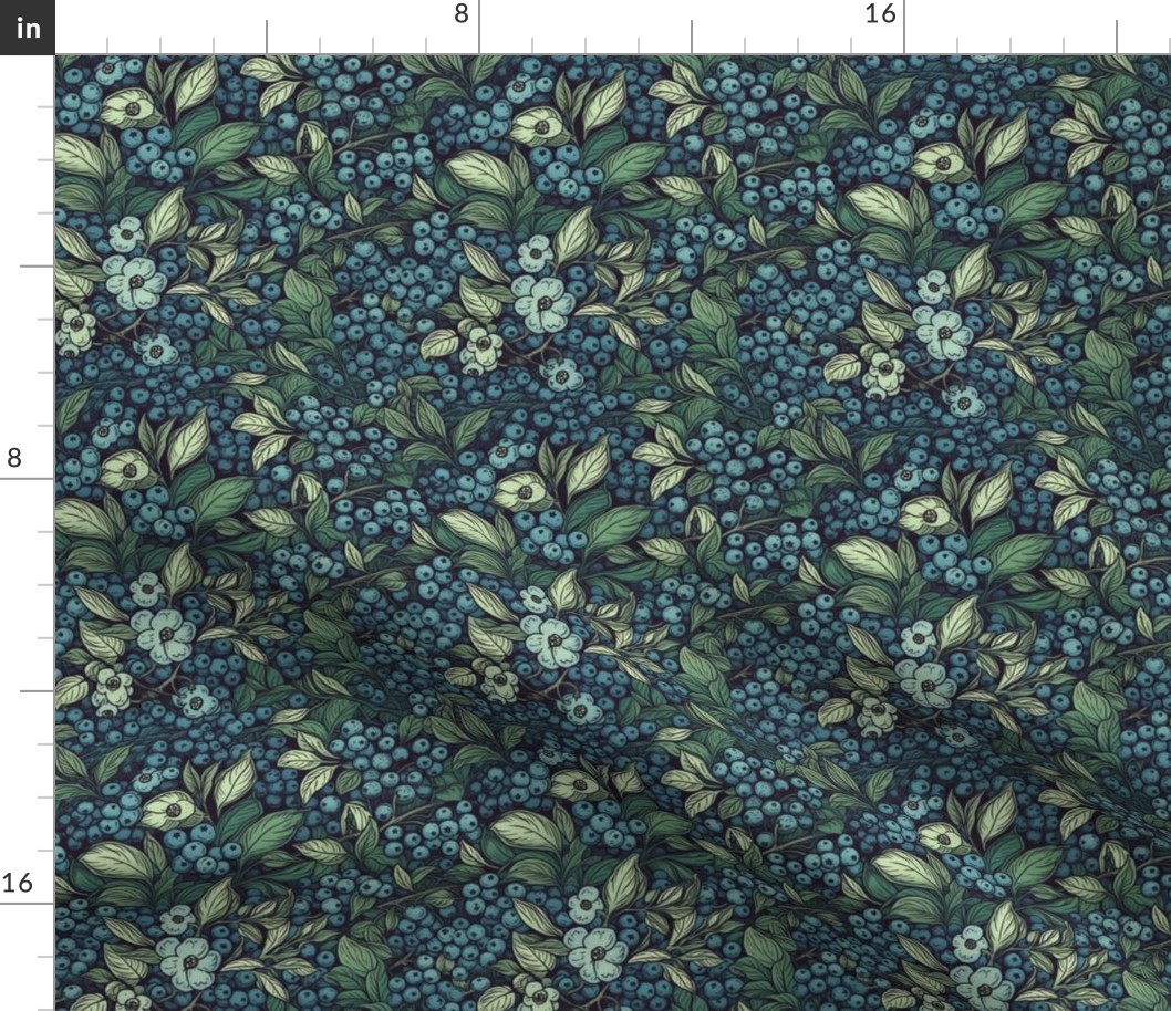 william morris blueberry two