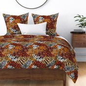 Wild Animal Print,  African Safari Animal Prints,  Animal skins patchwork