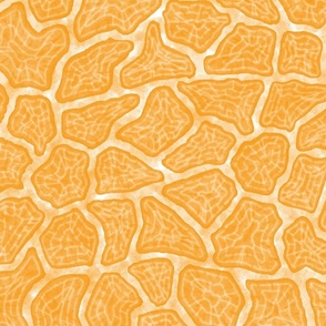 Golden Yellow Shibori Giraffe Tie Dye Print