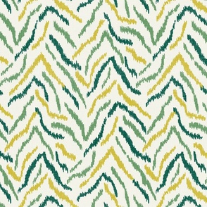 ikat inspired tiger stripes/green lime/medium