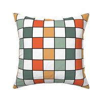Boho - Colorful Checkerboard Pattern