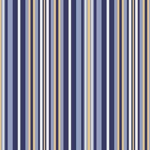 Blue and Gold Stripes (Small)