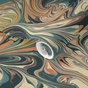 Marbled Paper in Peacock