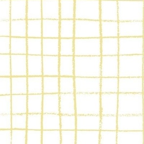 Hand drawn grid - Yellow on White