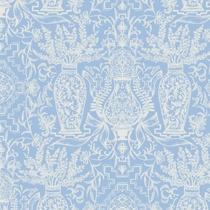 Grandmillennial Chinoiserie (Soft Blue)