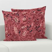 Animal print raspberry pink (LARGE)