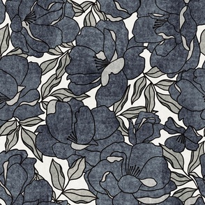 Floribunda (navy)