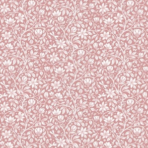 Magical Magnolia Floral, peachy (Small)