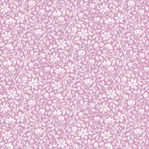 Magical Magnolia Floral, rose pink (Small)