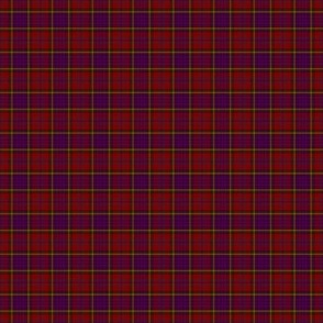 Small Scottish Clan Anderson of Kinnedear Red Tartan Plaid