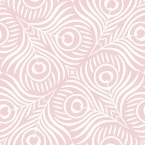 Peacock Twirl (Medium), candy pink - Animal Print