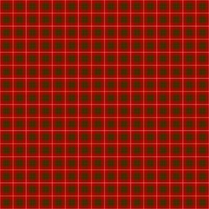 Tiny Scottish Clan Bruce Tartan Plaid