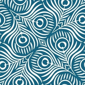 Peacock Twirl (Medium), peacock - Animal Print