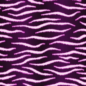 Pink neon glow tiger stripes, large scale, great for home decor