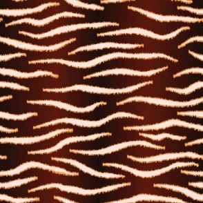 Orange neon glow tiger stripes, large scale, great for home decor