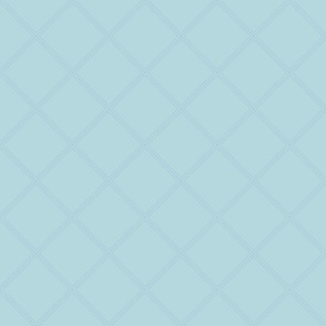 Butterfly Garden | Geometric Pattern | Light Blue | 4x4 | Smaller Scale