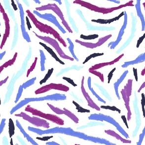 Abstract Animal Print Violet