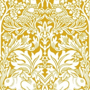 William Morris "Brer rabbit" white on gold