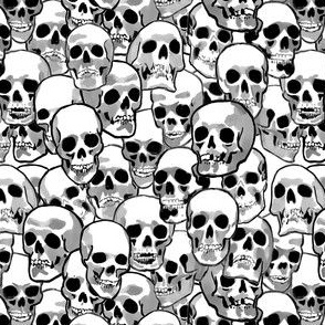 Lots of Skulls (Charred Bone)