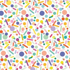 Colorful Confetti Sprinkles - Med