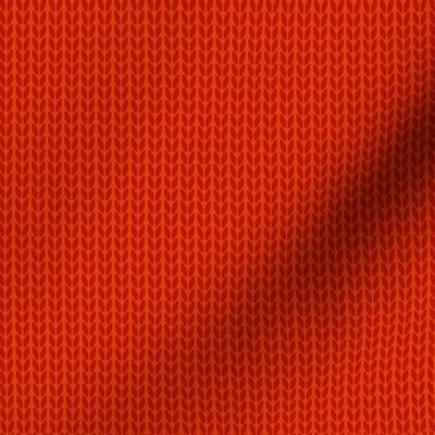 deep orange knitting texture small scale